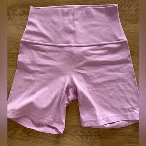 CRZ YOGA Light Pink Bike Shorts 6in